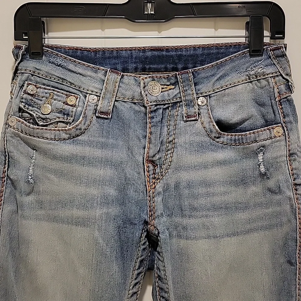 True Religion Women's Light Blue Skinny Jeans Size 26 - Picture 2 of 12